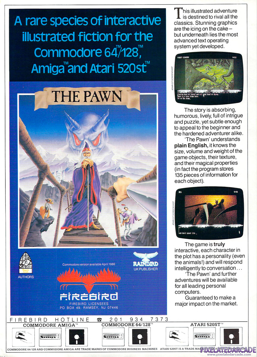 The Pawn Advertisement: December 1986 magazine ad