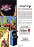 Moon Patrol flyer - Back