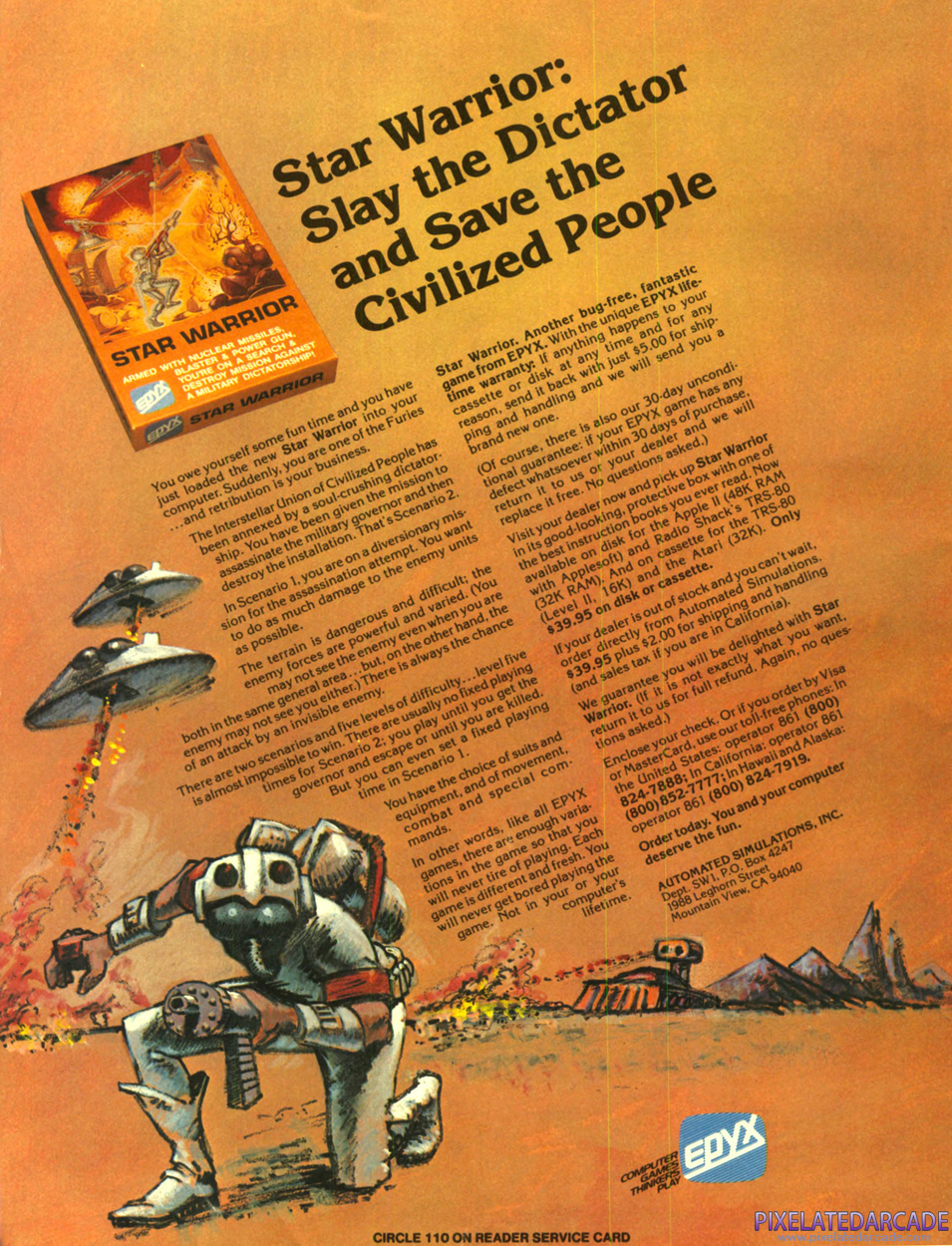StarQuest: Star Warrior Advertisement: June 1981 magazine ad