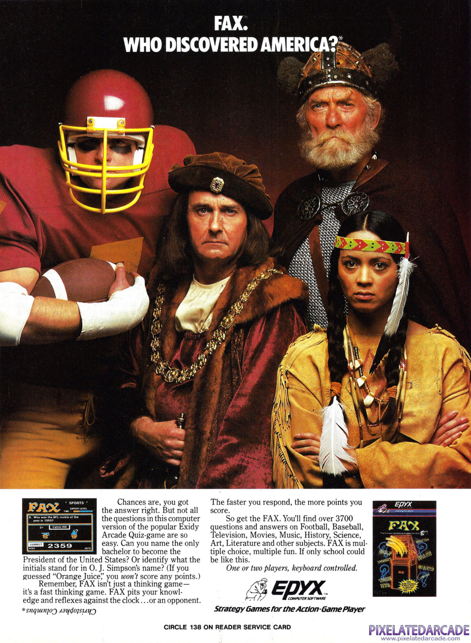 Fax Advertisement: March 1984 magazine ad