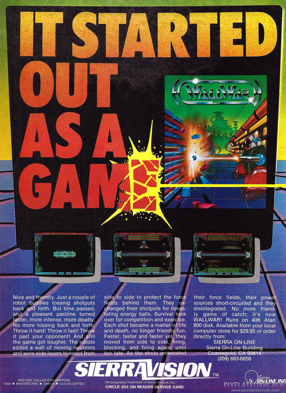 WallWar Advertisement: March 1983 magazine ad