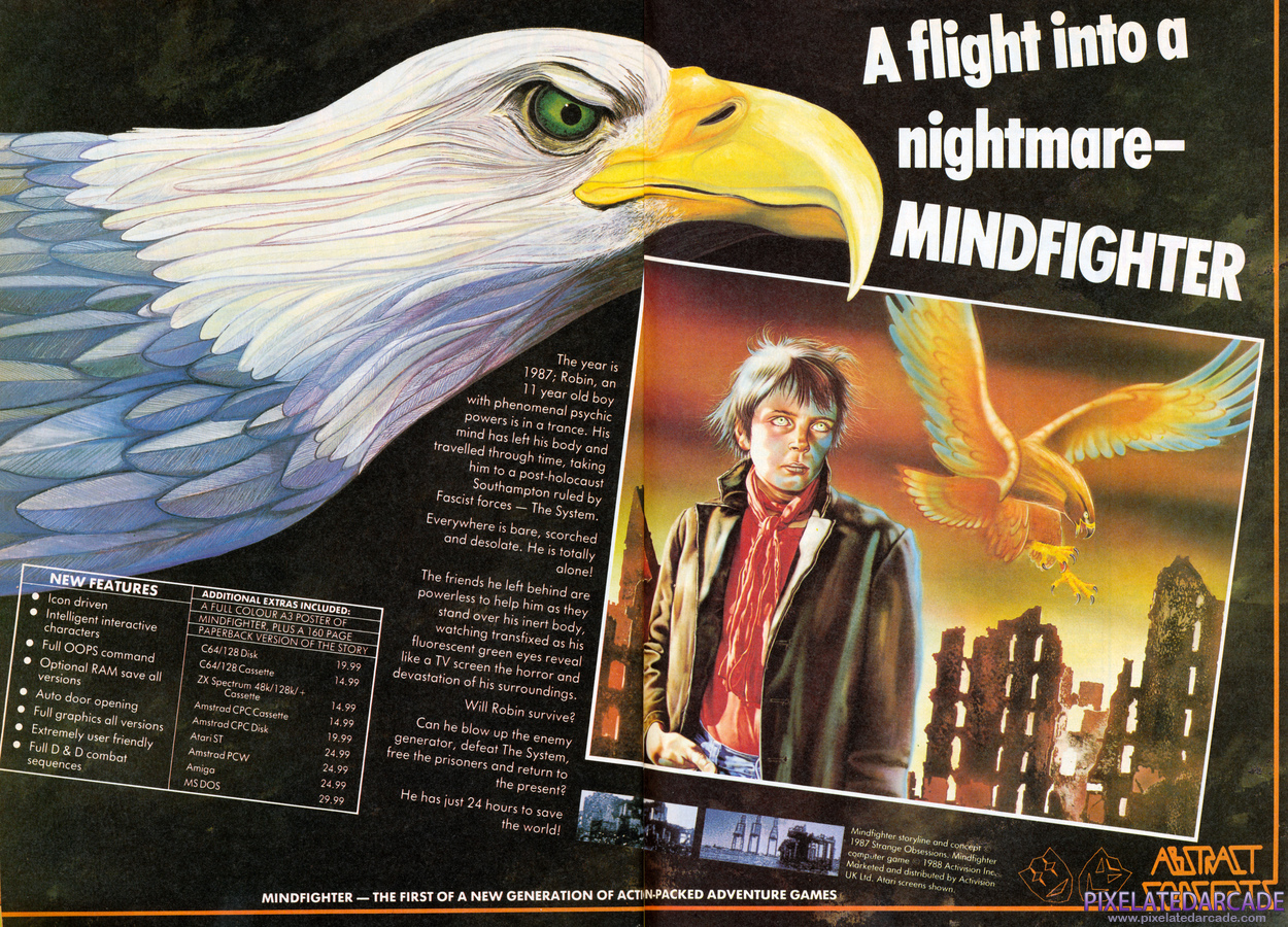 Mindfighter Advertisement: July 1988 magazine ad