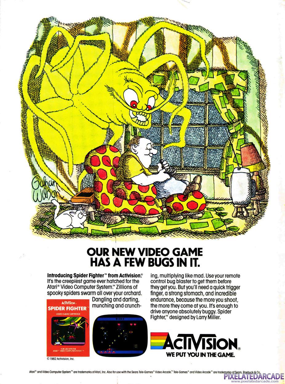 Spider Fighter Advertisement: February 1983 magazine ad