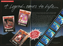 King's Quest series in the Sierra 1987 product catalog
