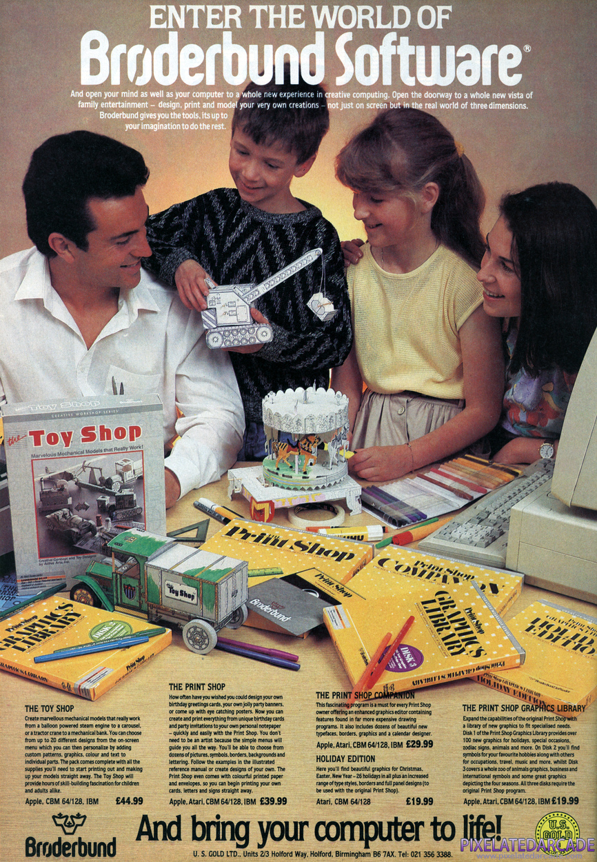 The Toy Shop Advertisement: August 1987 magazine ad