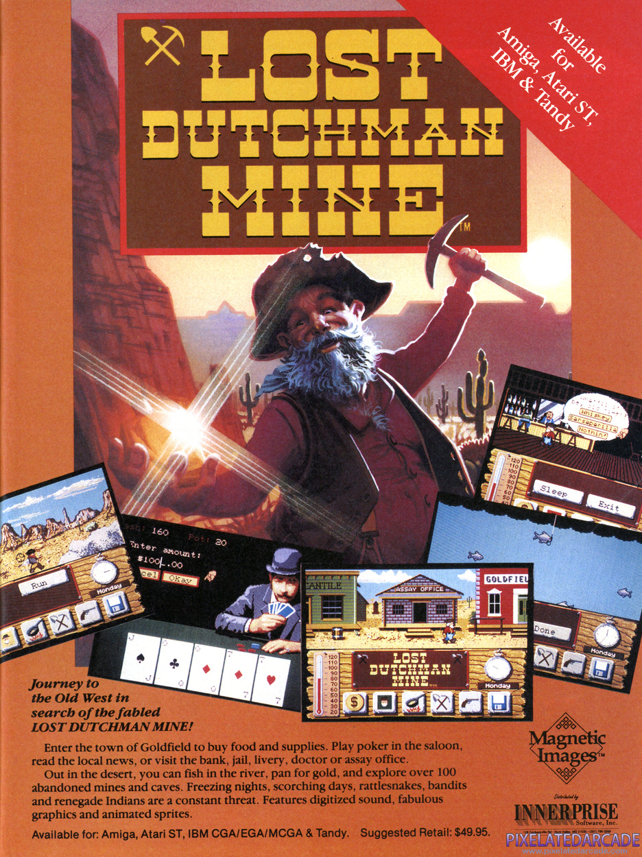 Lost Dutchman Mine Advertisement: May 1990 magazine ad