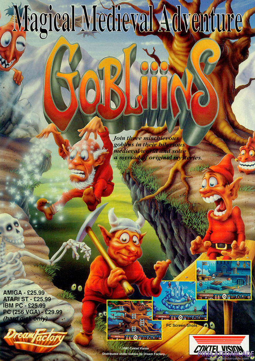 Gobliiins Advertisement: July 1992 magazine ad