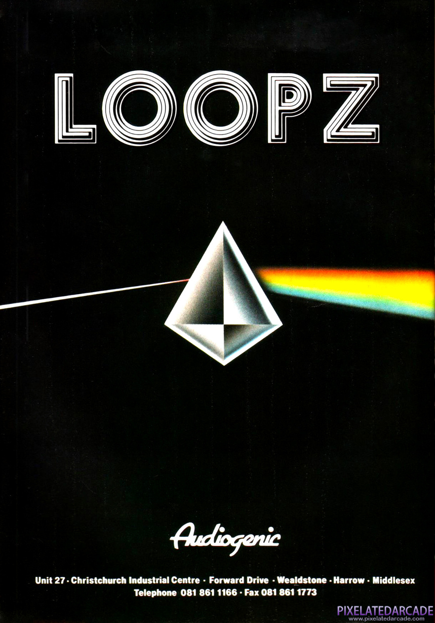 Loopz Advertisement: January 1991 magazine ad