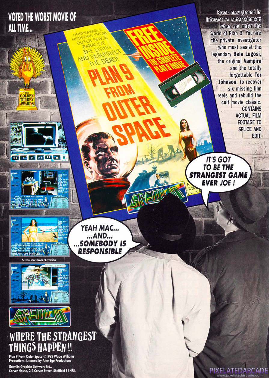 Plan 9 From Outer Space Advertisement: June 1992 magazine ad