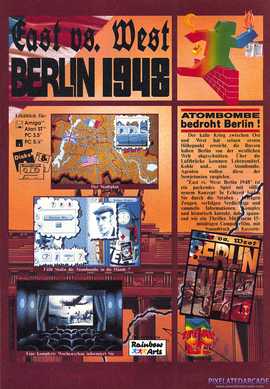 Berlin 1948 Advertisement: January 1990 magazine ad (German)