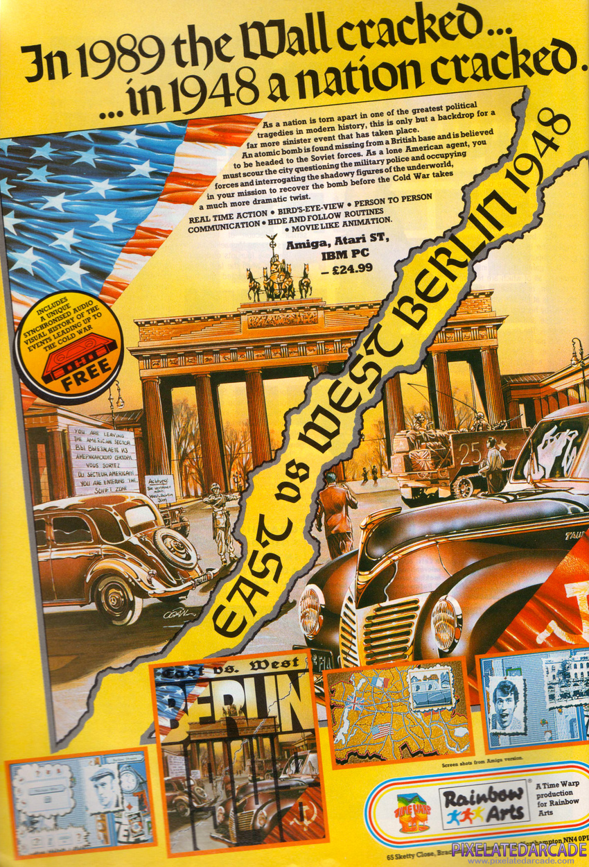 Berlin 1948 Advertisement: January 1990 magazine ad
