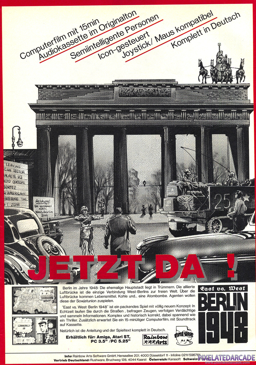 Berlin 1948 Advertisement: May 1990 magazine ad (German)