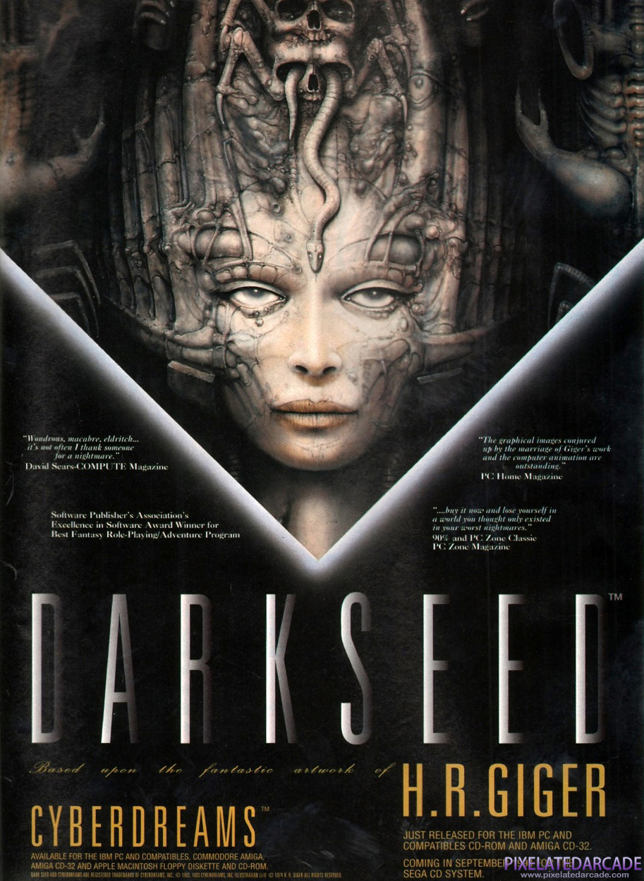 Dark Seed Advertisement: August 1994 magazine ad