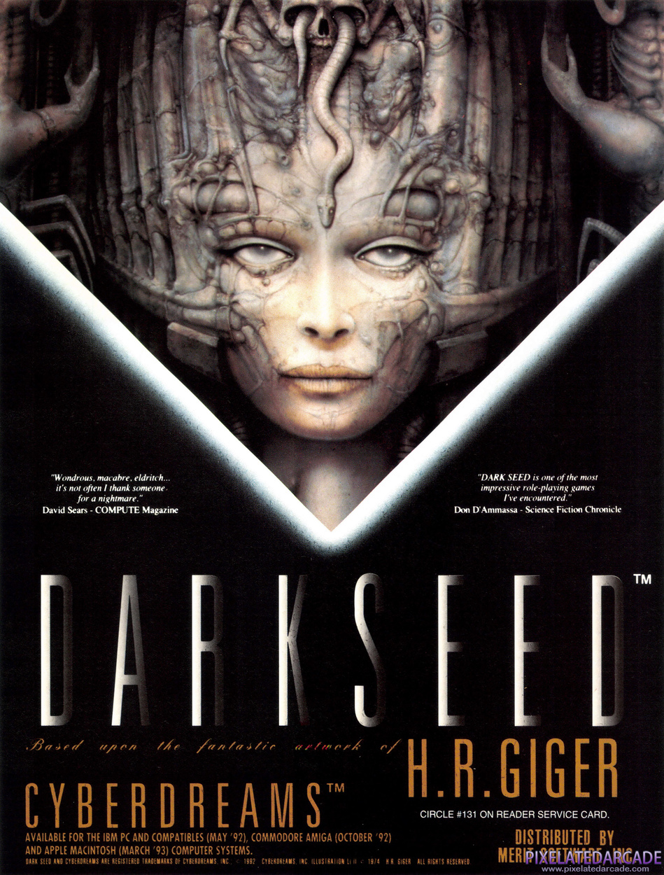 Dark Seed Advertisement: January 1993 magazine ad