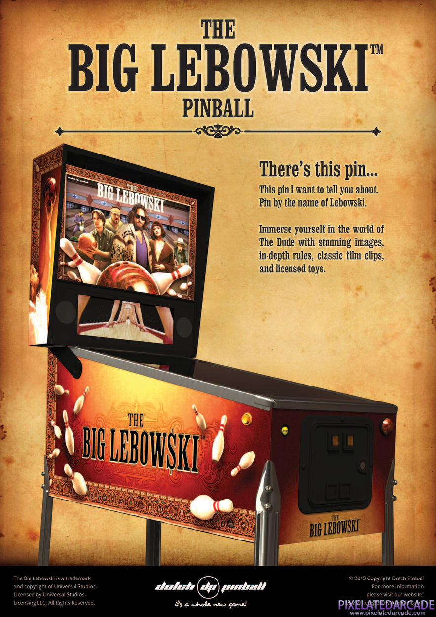 The Big Lebowski Advertisement: The Big Lebowski flyer - Front