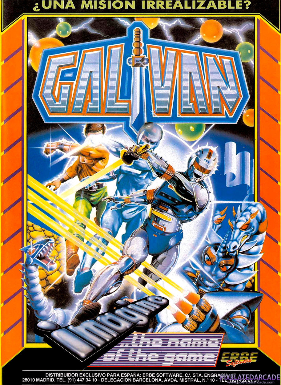 Galivan: Cosmo Police Advertisement: November 1986 magazine ad (Spanish)