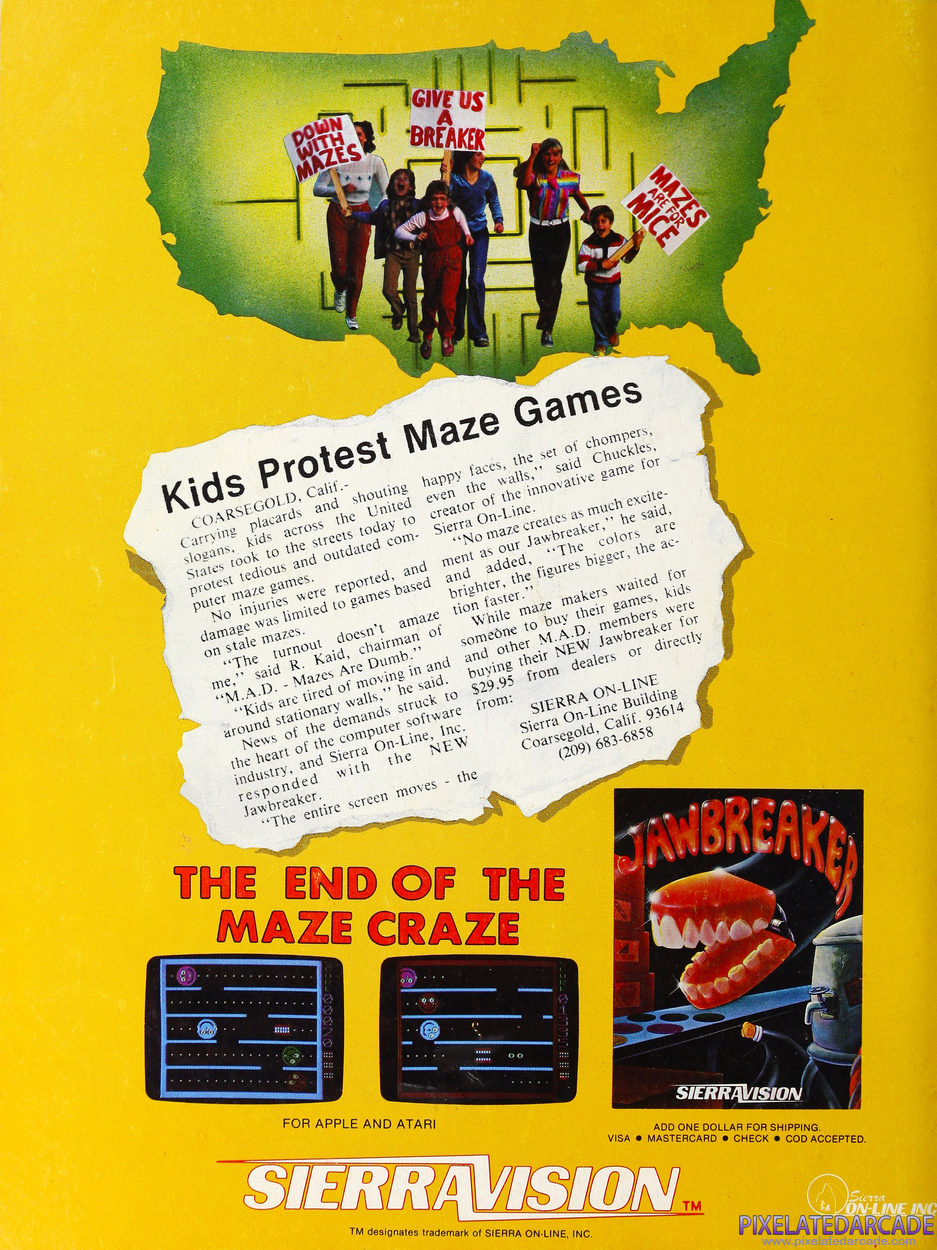 Jawbreaker II Advertisement: February 1983 magazine ad