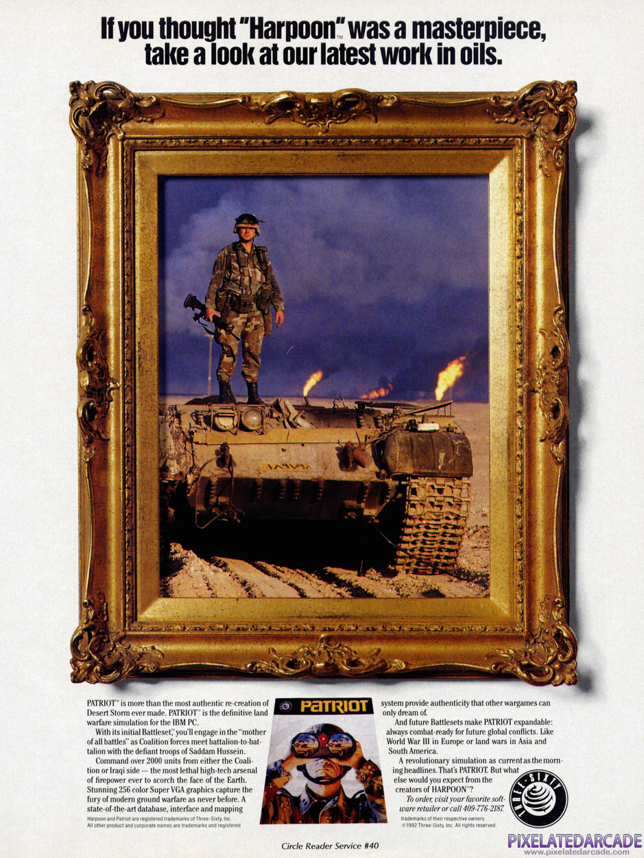 Patriot Advertisement: November 1992 magazine ad