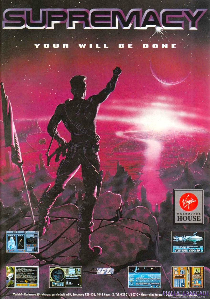 Overlord Advertisement: October 1990 magazine ad (German)