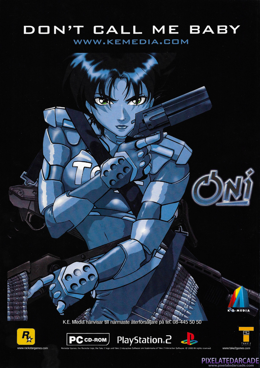 Oni Advertisement: February 2001 magazine ad (Swedish)