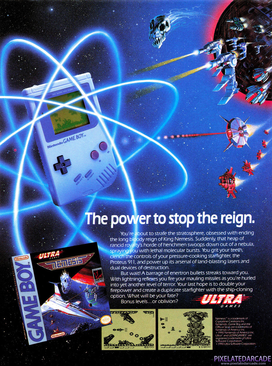 Nemesis Advertisement: Summer 1990 magazine ad