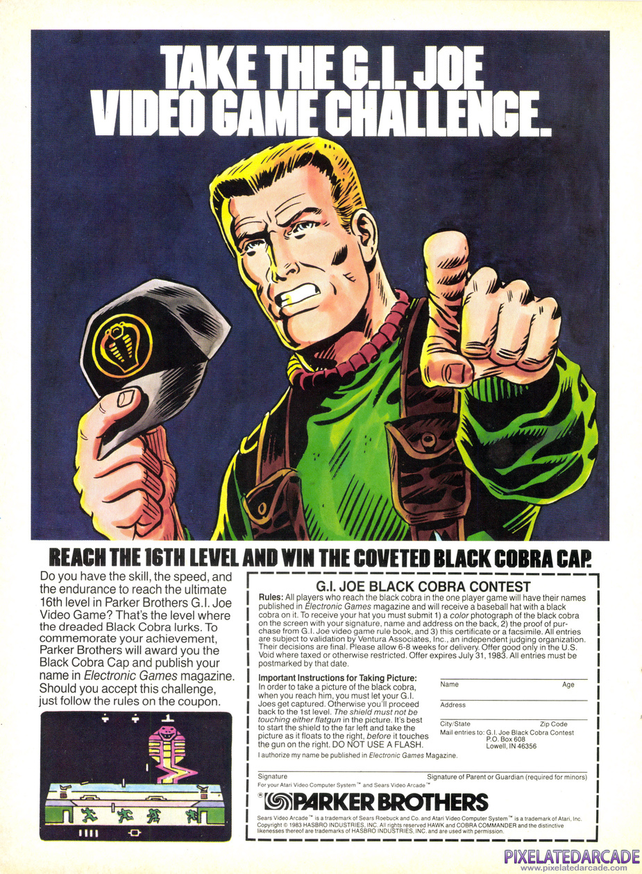 G.I. Joe: Cobra Strike Advertisement: May 1983 magazine ad