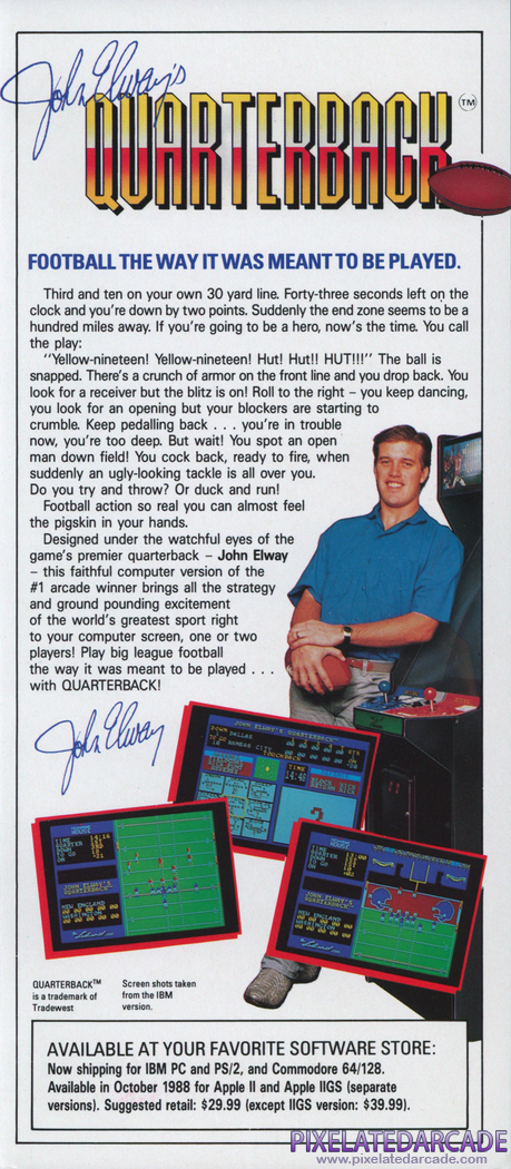 Quarterback Advertisement: Melbourne House product catalog