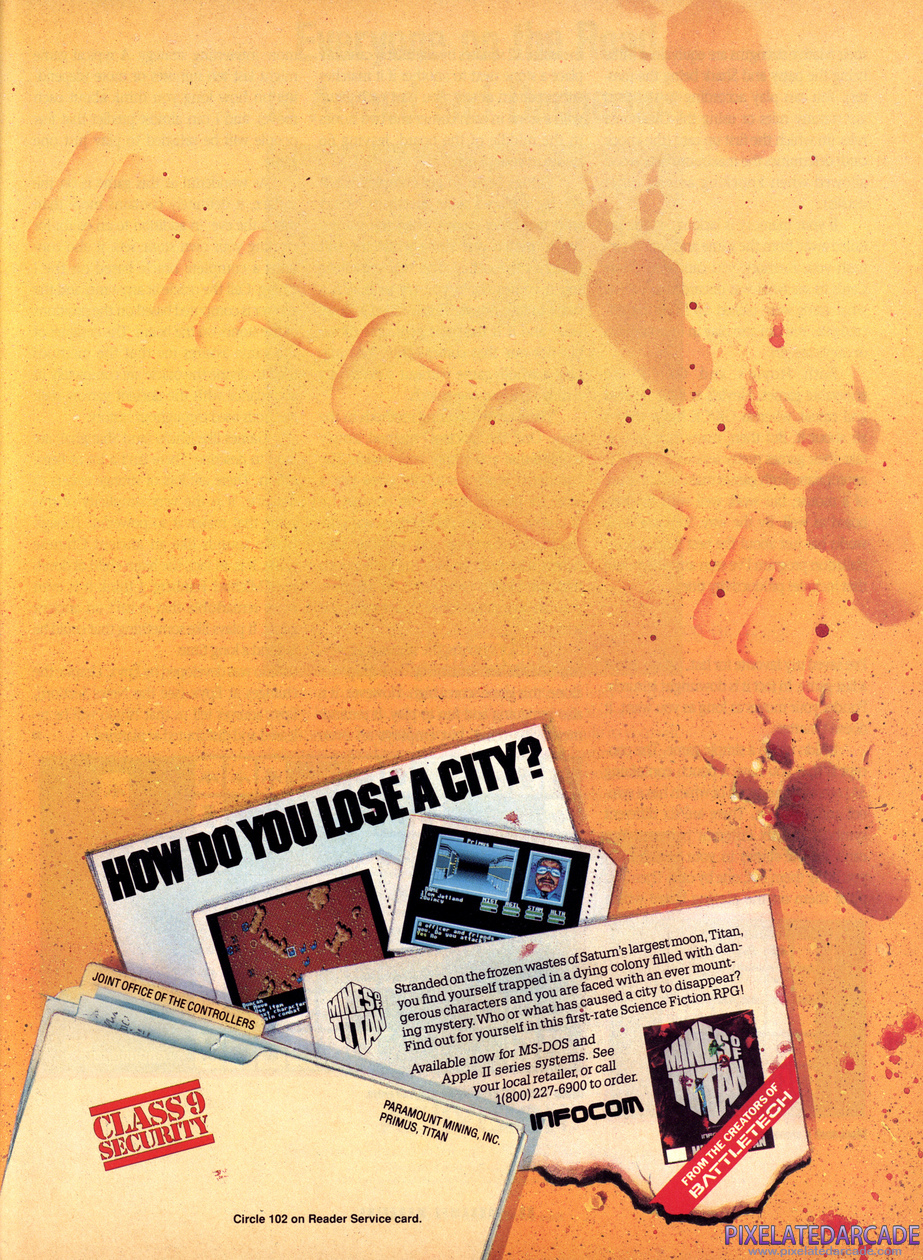 Mars Saga Advertisement: December 1989 magazine ad