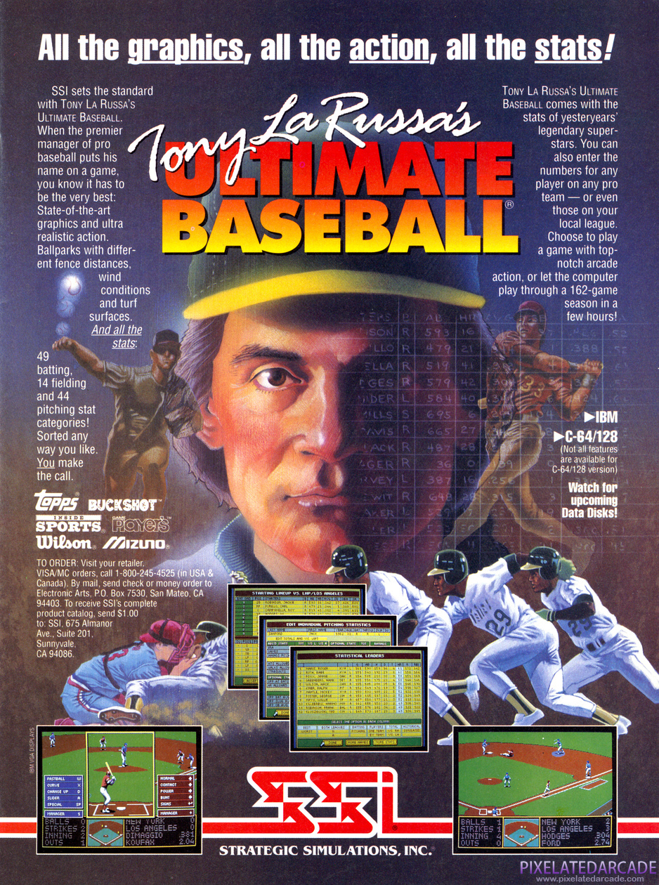 Tony La Russa's Ultimate Baseball Advertisement: October 1991 magazine ad