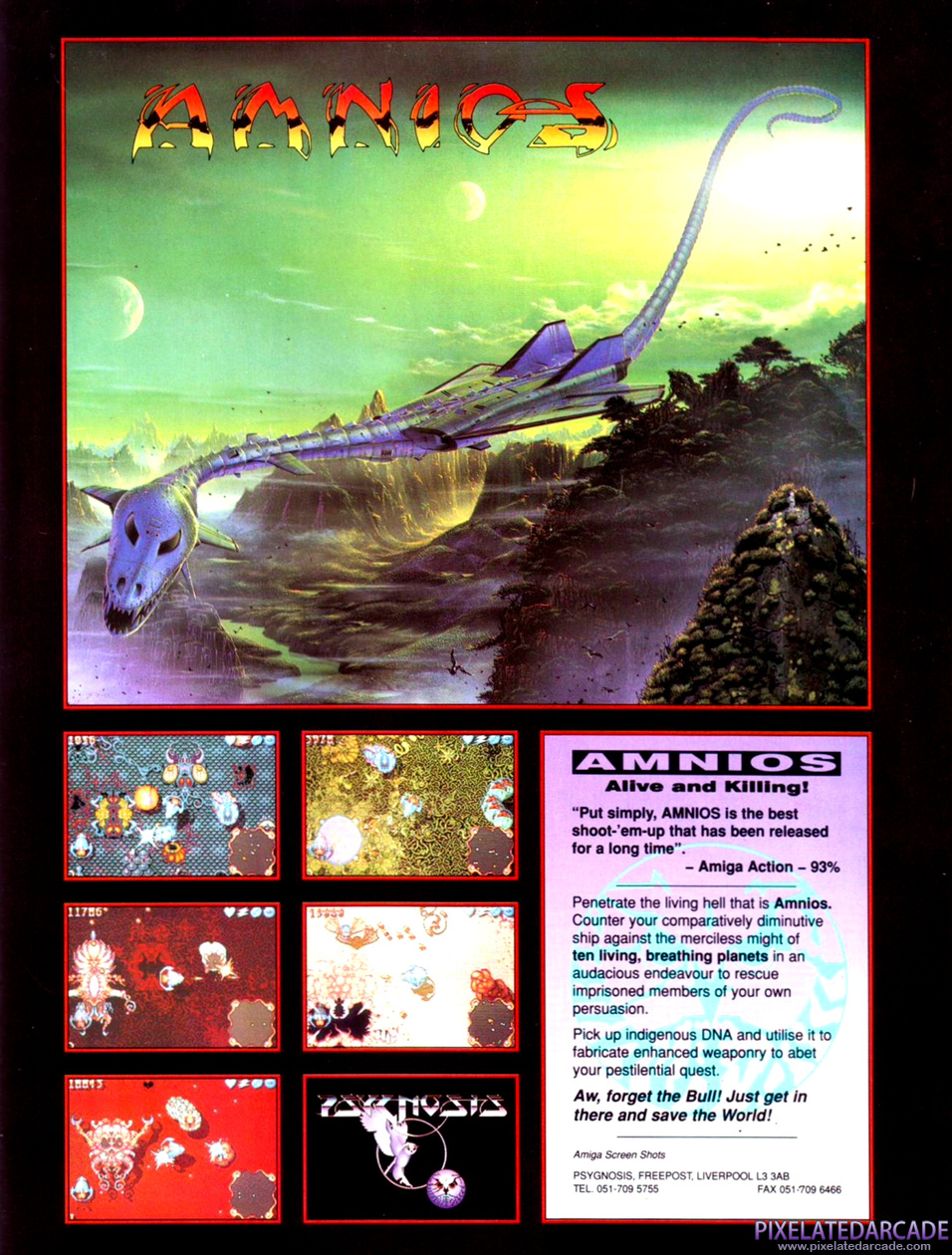 Amnios Advertisement: October 1991 magazine ad