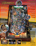 Labyrinth pinball - Flyer back