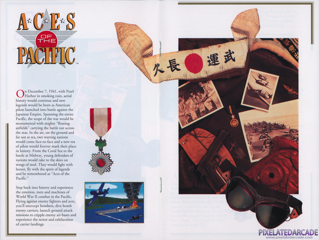 Aces of the Pacific Advertisement: Dynamix Historical Flight Simulations catalog (Page 1 of 2)