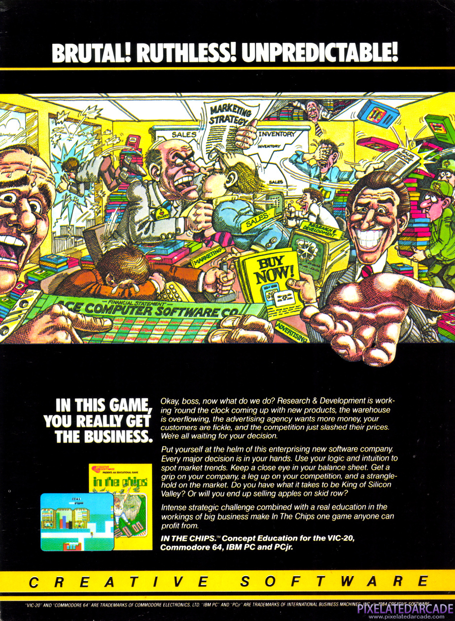 In the Chips Advertisement: March 1984 magazine ad