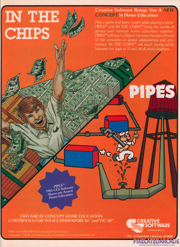 In the Chips Advertisement: 1983 magazine ad