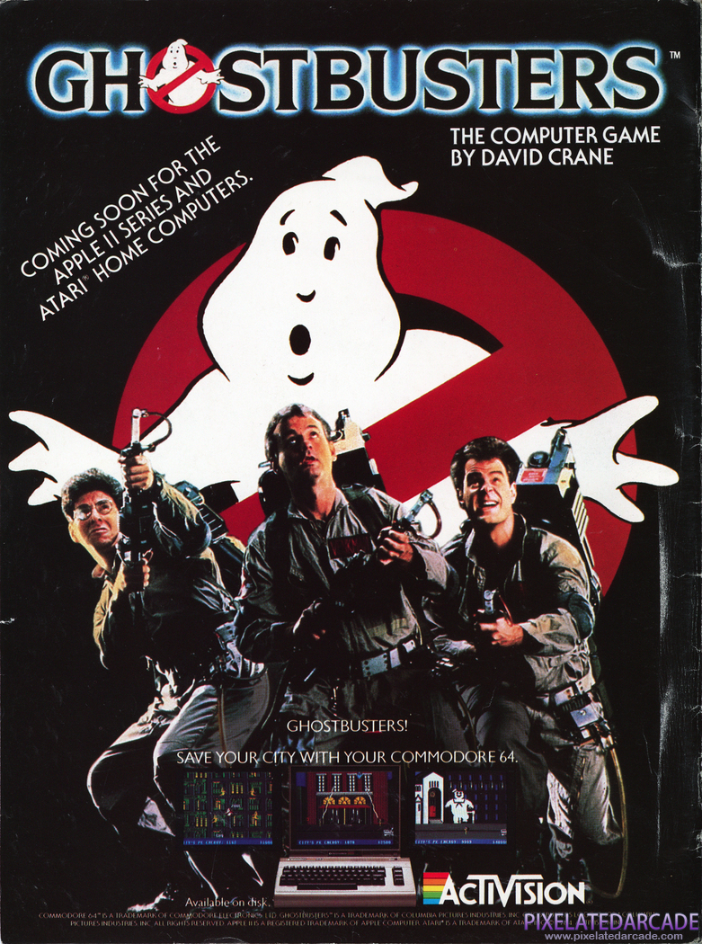 Ghostbusters Advertisement: Ghostbusters February 1985 magazine ad