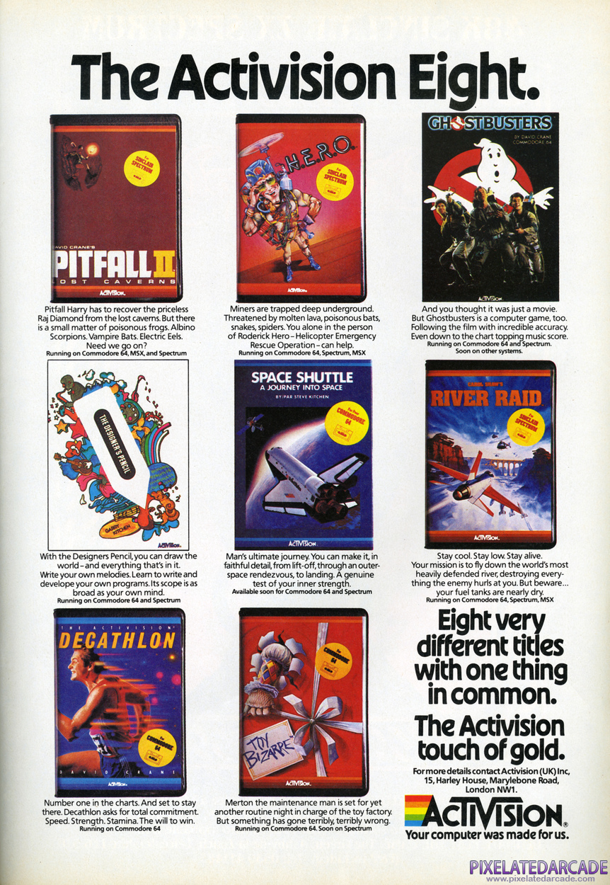Ghostbusters Advertisement: December 1984 magazine ad