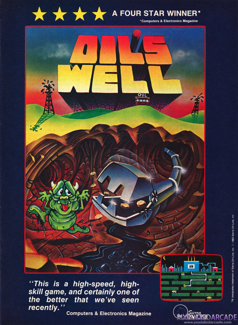 Oil's Well Advertisement: Oil's Well 1984 magazine ad