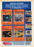 Creative Software July 1983 magazine ad