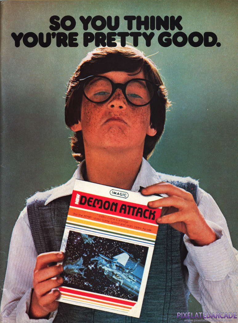 Demon Attack Advertisement: Imagic July 1983 magazine ad - Page 1 of 3