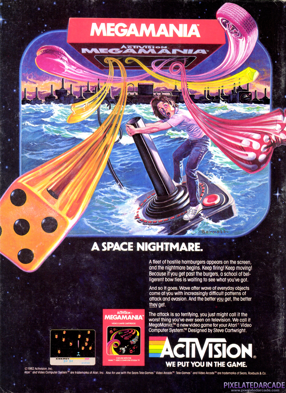 MegaMania Advertisement: November 1982 magazine ad