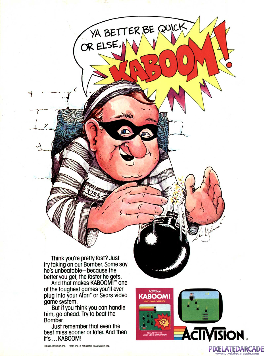 Kaboom! Advertisement: Winter 1981 magazine ad