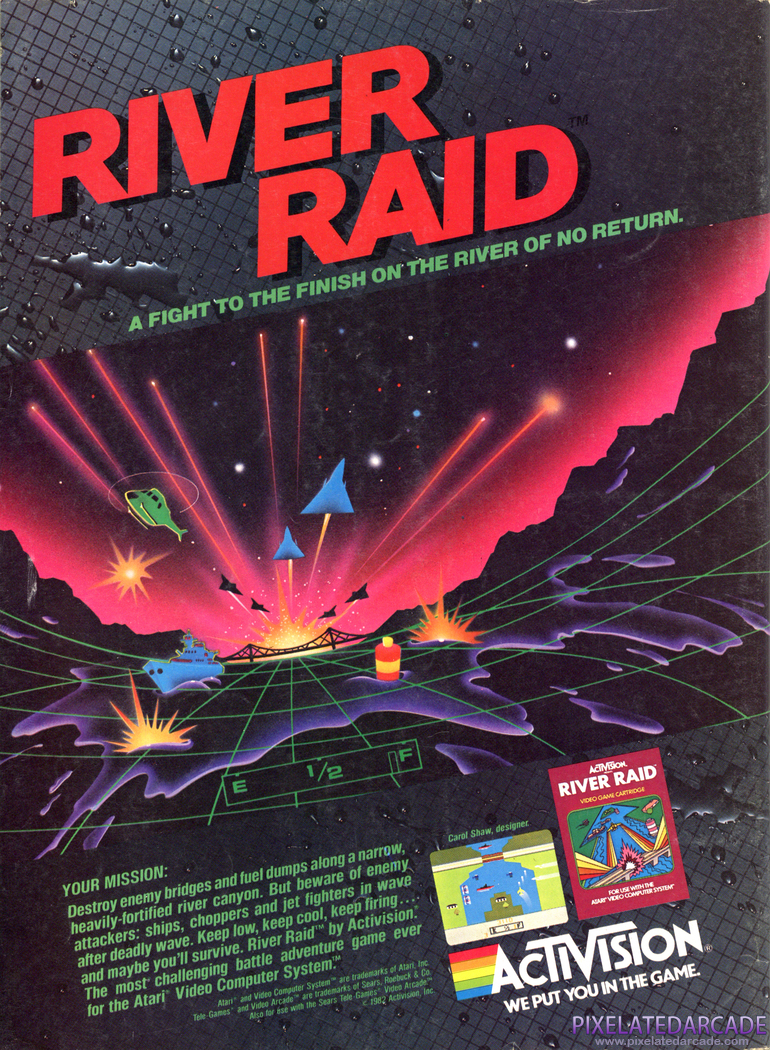 River Raid Advertisement: January 1983 magazine ad