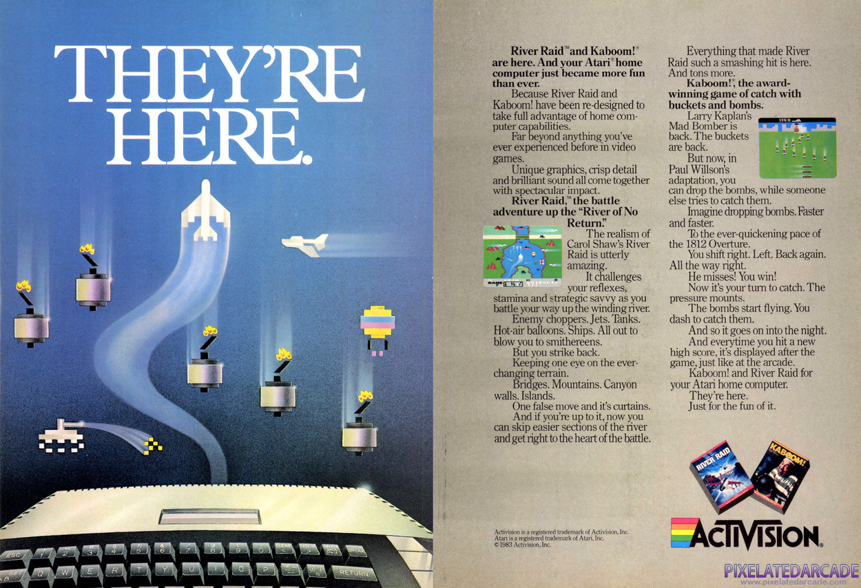 River Raid Advertisement: November 1983 magazine ad