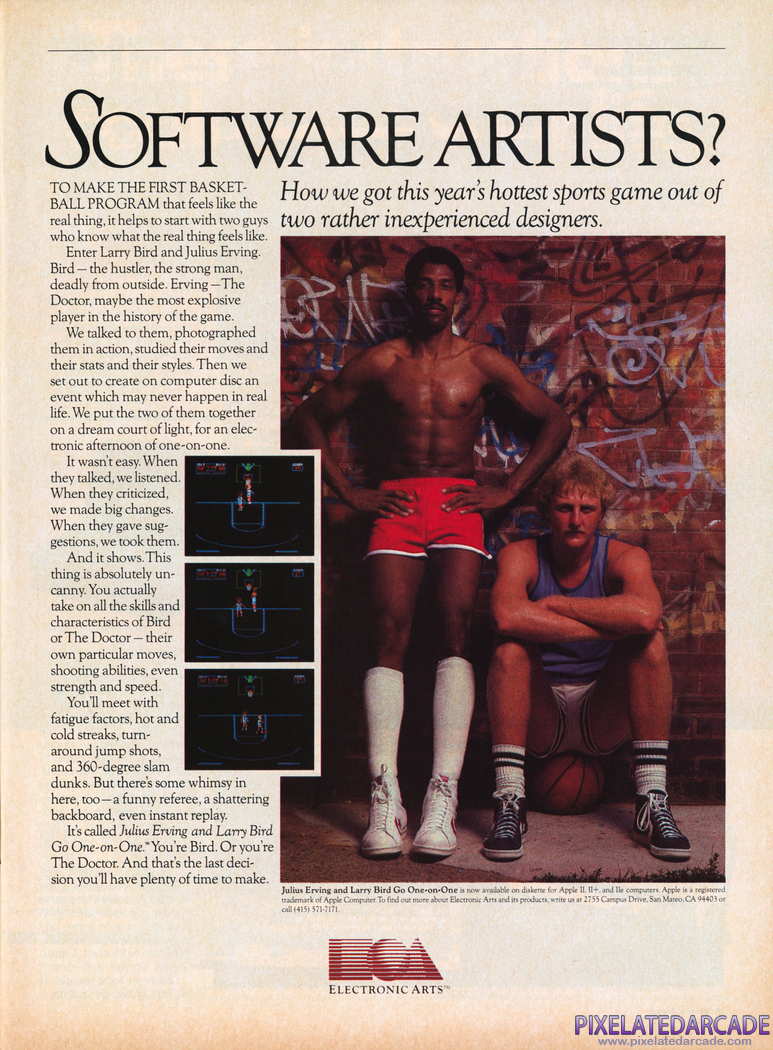 One-on-One Advertisement: 1984 magazine ad