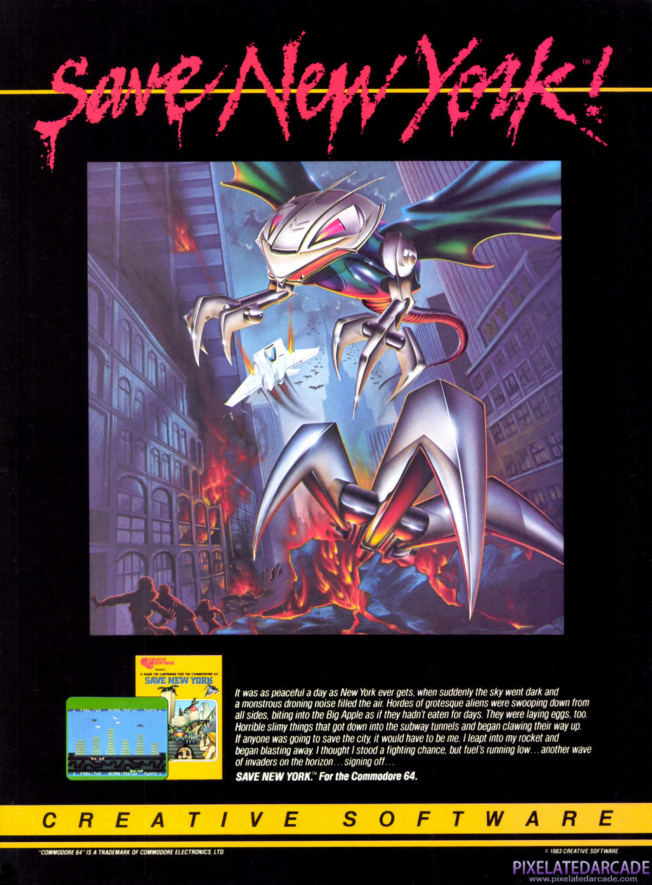 Save New York Advertisement: February 1984 magazine ad