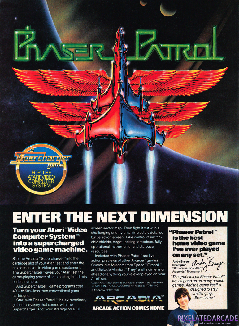 Phaser Patrol Advertisement: September 1982 magazine ad