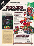 Atari 1983 Safari Sweepstakes