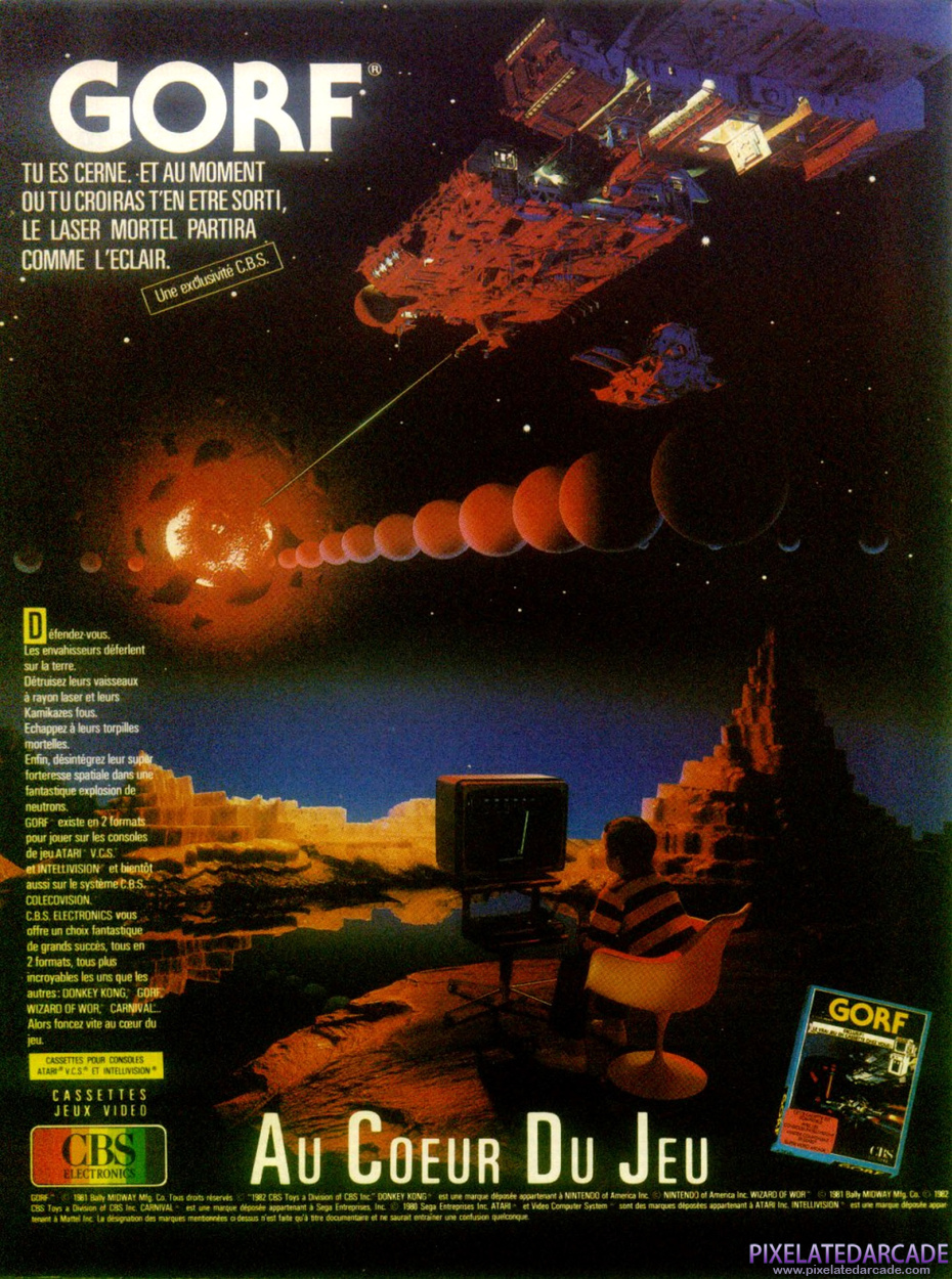 Gorf Advertisement: May 1983 magazine ad (French)
