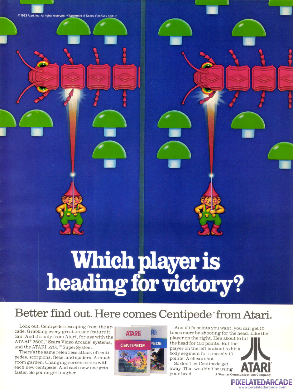 Centipede Advertisement: May 1983 magazine ad