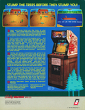 Timber arcade flyer - Back